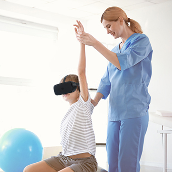 Upper Body Rehabilitation with VR Games